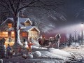 Terry Redlin El país de las maravillas invernales niños